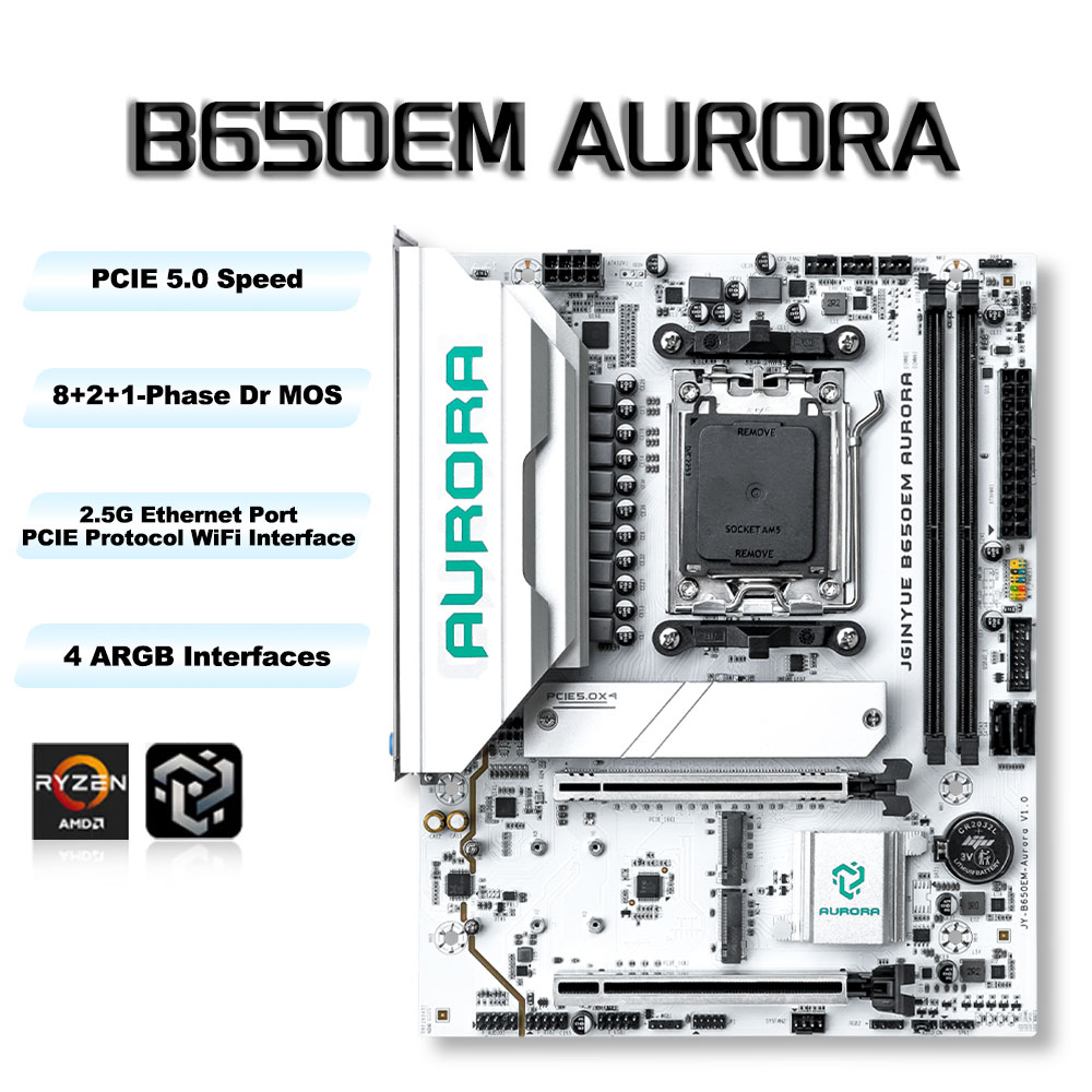 Am5 Micro Atx Pcie 5.0 Motherboard - Oyun B650 MATX AMD AM5 DDR5