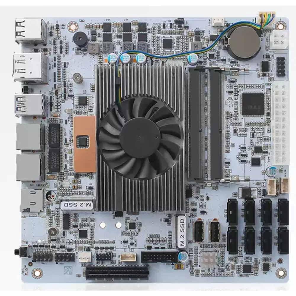 Mini Itx Dual 2.5G Nas Motherboard - Mini‑ITX Beyaz M11 NAS Anakart I5‑8265U