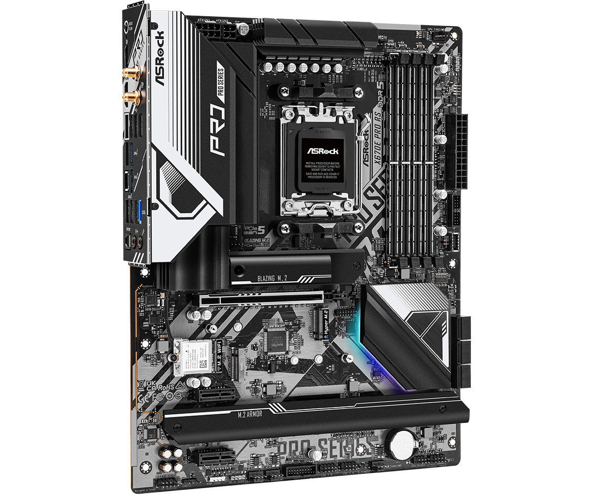 ASROCK X670E Pro RS Anakart AM - X870E Atx Motherboard incelemesi ve fiyatı