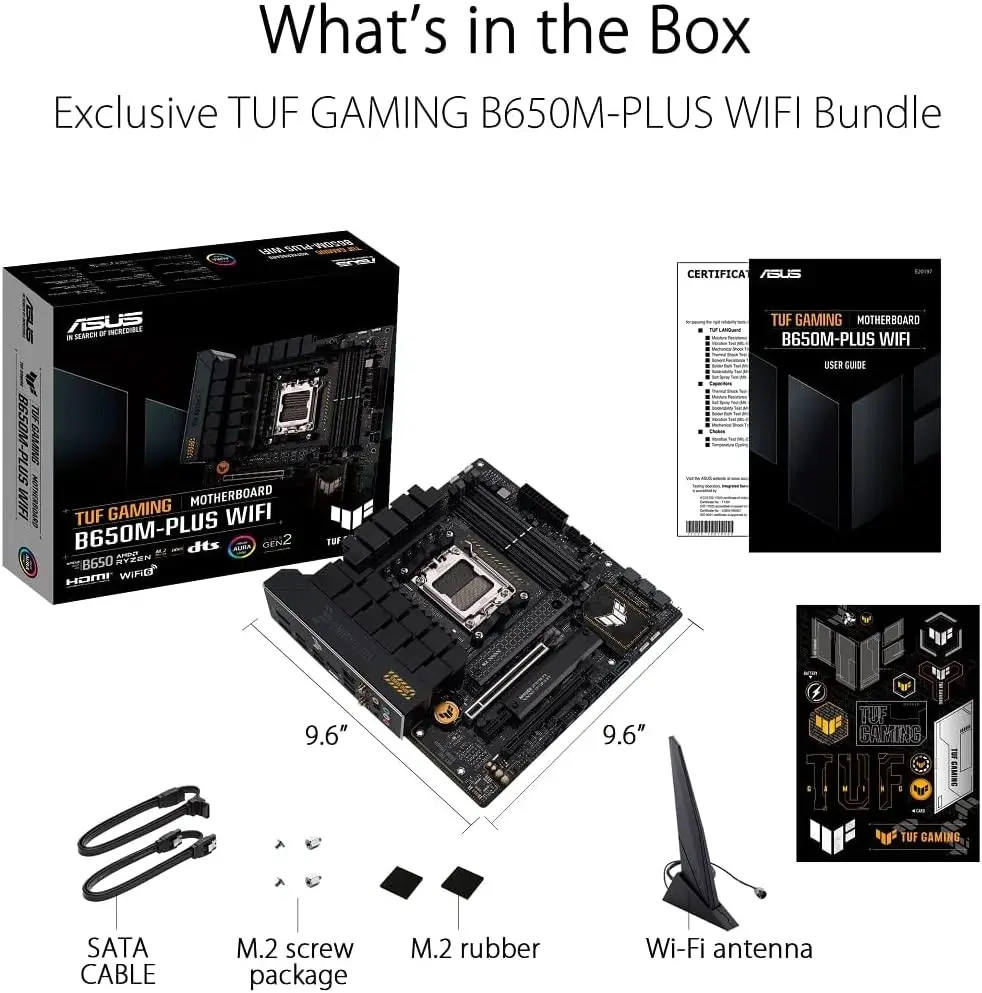 ASUS TUF GAMING B650M PLUS WIF - X870E Atx Motherboard incelemesi ve fiyatı