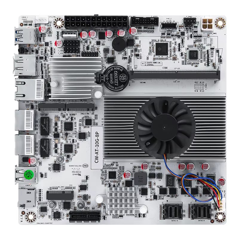 8-Bay NAS Mini ITX Anakart Int - Mini Itx Dual 2.5G Nas Motherboard incelemesi ve fiyatı